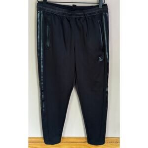 Adidas Tiro Pant Men Medium Black On Black Spell Out Logo Training Jogger